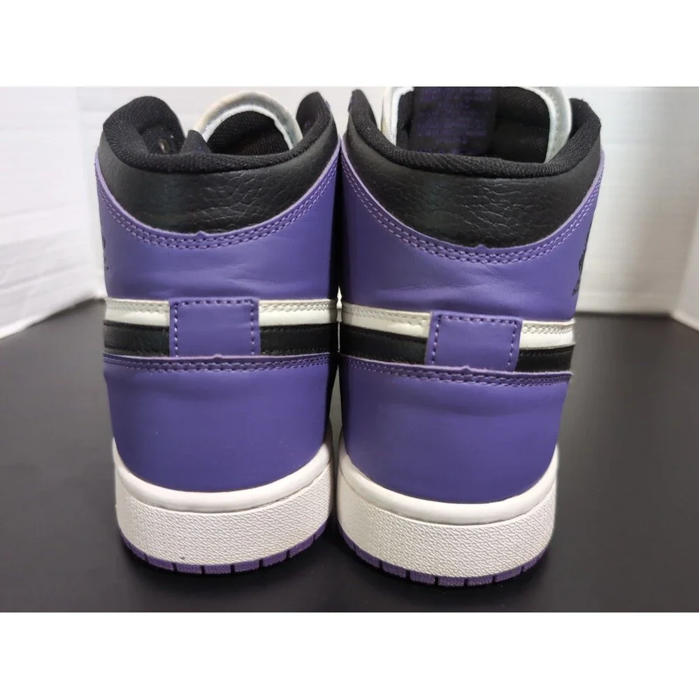 NIKE JORDAN 1 RETRO OG HIGH COURT PURPLE 2.0 MEN'S SIZE 8   EUC